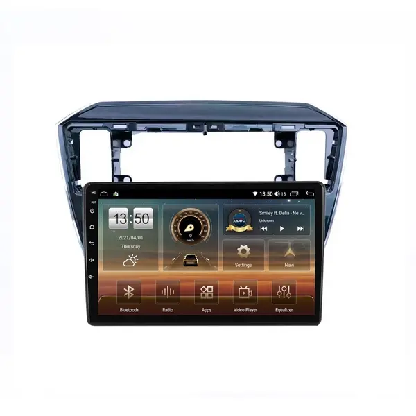 Navigatie dedicata cu Android VW UP dupa 2016, 4GB RAM, Radio GPS Dual Zone, Display HD QLED 9" Touchscreen, Internet Wi-Fi si slot SIM 4G, Bluetooth, MirrorLink, USB