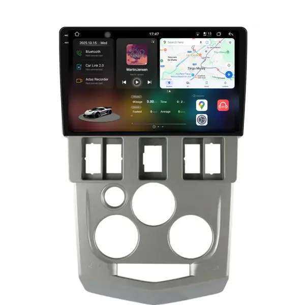 Navigatie Dedicata Dacia Logan 1 (2004-2008), 2K, 12Gb Ram, 256Gb Stocare, Carplay