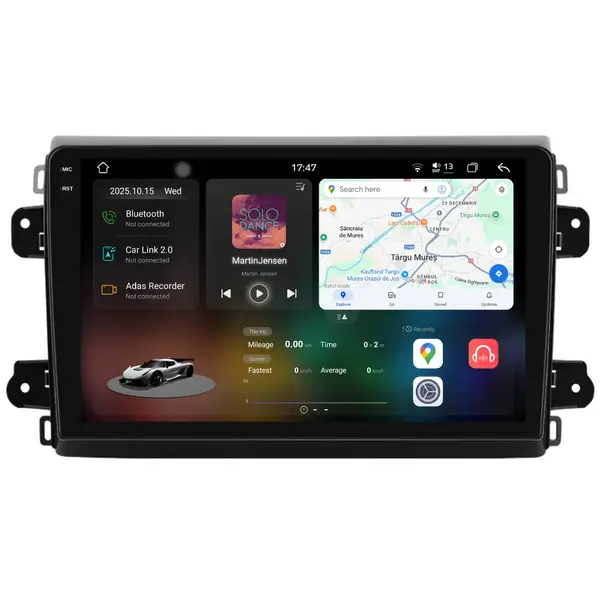 Navigatie Dedicata Fiat Ducato (2006 - 2022), 2K, 12Gb Ram, 256Gb Stocare, Android Auto, Carplay