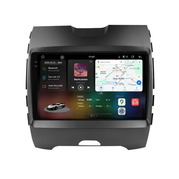 Navigatie Dedicata Ford Edge (2015-2021), 2K, 12Gb Ram, 256Gb Stocare, Carplay