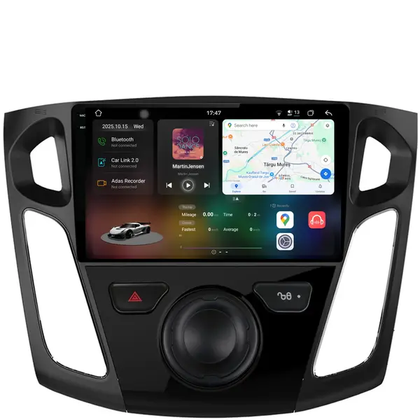 Navigatie Dedicata Ford Focus 3 (2011-2018), 2K, 12Gb Ram, 256Gb Stocare, Android Auto, Carplay