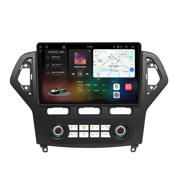 Navigatie Dedicata Ford Mondeo (2007-2014), 2K, 12Gb Ram, 256Gb Stocare, Carplay - Clima Automata