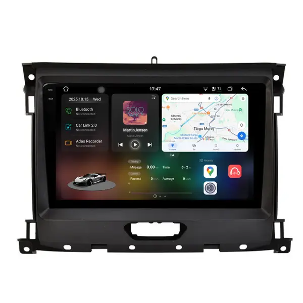 Navigatie Dedicata Ford Ranger (2011 -2015), 2K, 12Gb Ram, 256Gb Stocare, Android Auto, Carplay