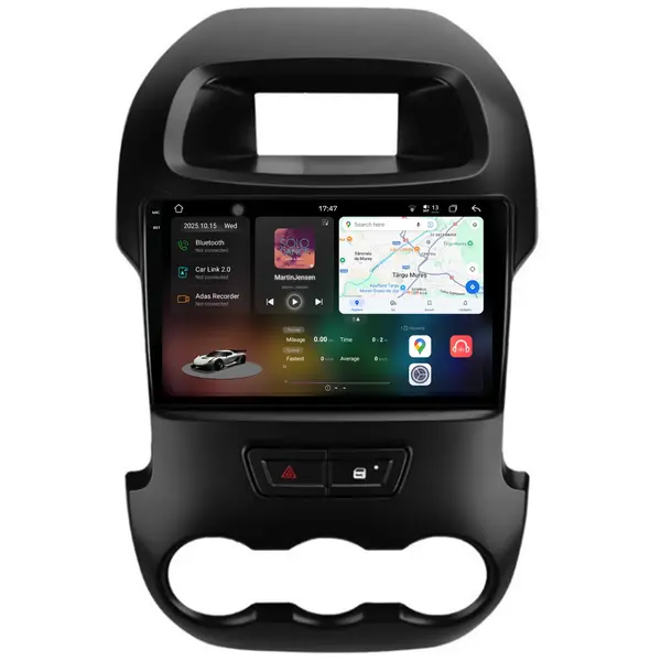 Navigatie Dedicata Ford Ranger (2012-2015), 2K, 12Gb Ram, 256Gb Stocare, Carplay