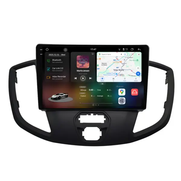 Navigatie Dedicata Ford Transit (2012-2018), 2K, 12Gb Ram, 256Gb Stocare, Carplay