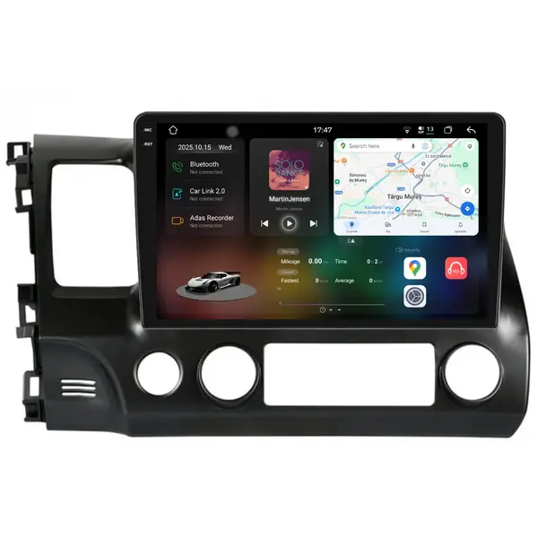 Navigatie Dedicata Honda Civic VIII Sedan (2006-2011),2K, 12Gb Ram, 256Gb Stocare, Carplay