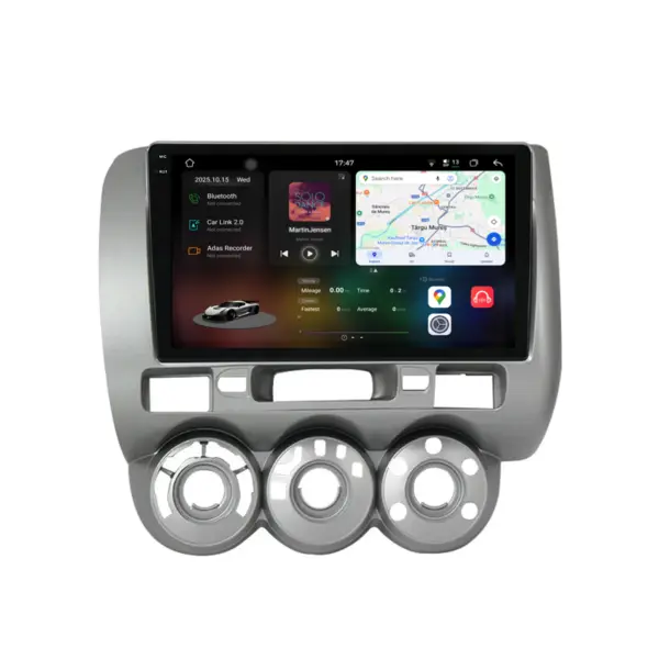 Navigatie Dedicata Honda Jazz City (2002-2007), 2K, 12Gb Ram, 256Gb Stocare, Carplay