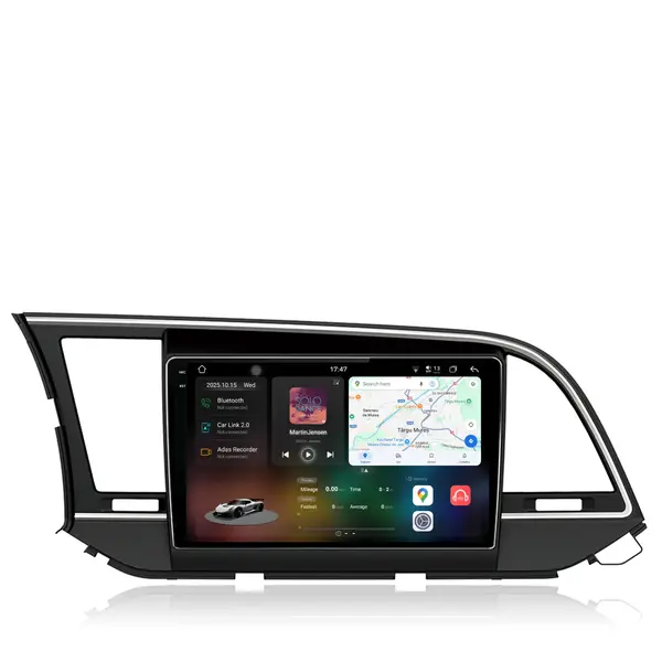 Navigatie Dedicata Hyundai Elantra (2015-2018), 2K, 12Gb Ram, 256Gb stocare, Carplay
