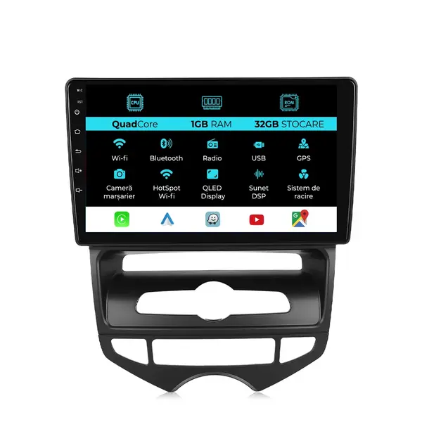 Navigatie Dedicata Hyundai IX20 (2010-2019), 9 Inch, 1Gb Ram, 32Gb Stocare, Android Auto, Carplay