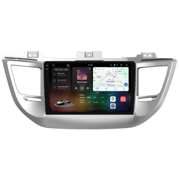 Navigatie Dedicata Hyundai IX35 (2009-2015), 2K, 12Gb Ram, 256Gb Stocare, Android Auto, Carplay