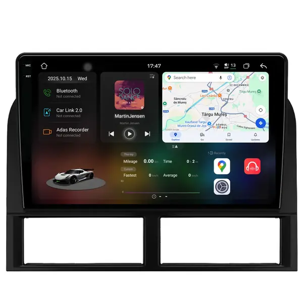 Navigatie Dedicata Jeep Grand Cherokee (1998-2004), 2K, 12Gb Ram, 256Gb Stocare, Carplay