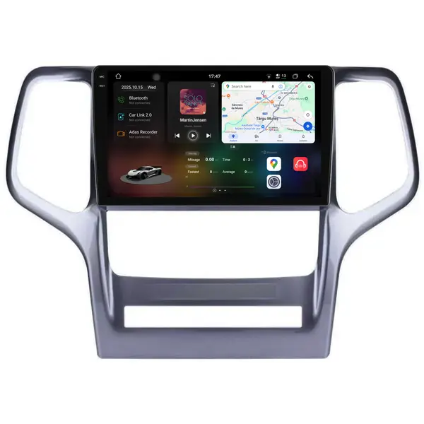 Navigatie Dedicata Jeep Grand Cherokee (2010-2014), 2K, 12Gb Ram, 256Gb Stocare, Carplay