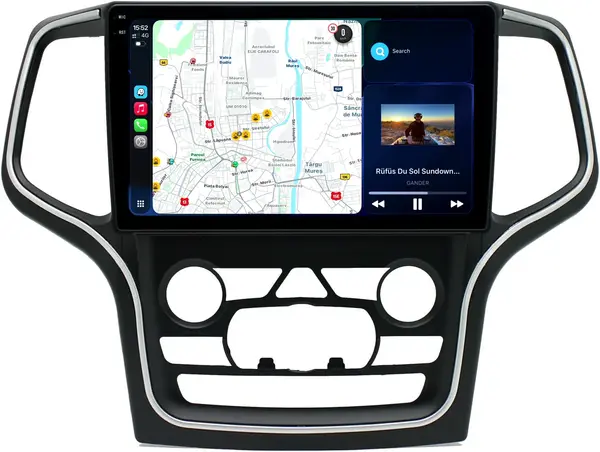 Navigatie Dedicata Jeep Grand Cherokee (2013-2020) , 2K, 8Gb Ram, 256Gb Stocare, Carplay