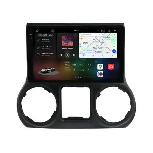 Navigatie Dedicata Jeep Wrangler (2011-2017), 2K, 12Gb Ram, 256Gb Stocare, Carplay