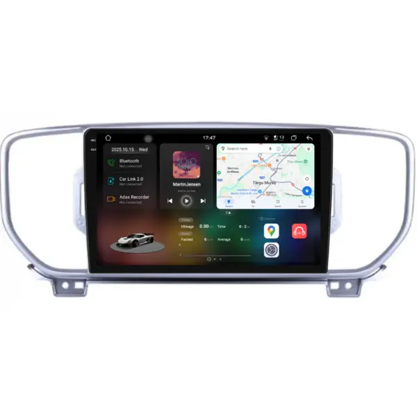Navigatie Dedicata Kia Sportage (2016 - 2019), 2K, 12Gb Ram, 256Gb Stocare, Android Auto, Carplay