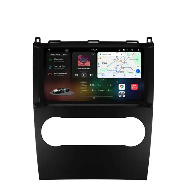 Navigatie Dedicata Mercedes Benz A B Class (2004-2011), 2K, 12Gb Ram, 256Gb Stocare, Carplay
