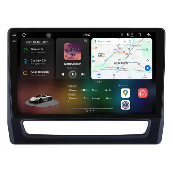 Navigatie Dedicata Mitsubishi ASX (2010 - 2019), 2K, 12Gb Ram, 256Gb Stocare, Android Auto, Carplay