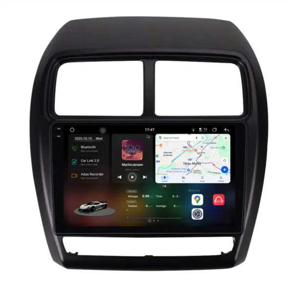 Navigatie Dedicata Mitsubishi ASX (2010 - 2019), 2K, 12Gb Ram, 256Gb Stocare, Android Auto, Carplay