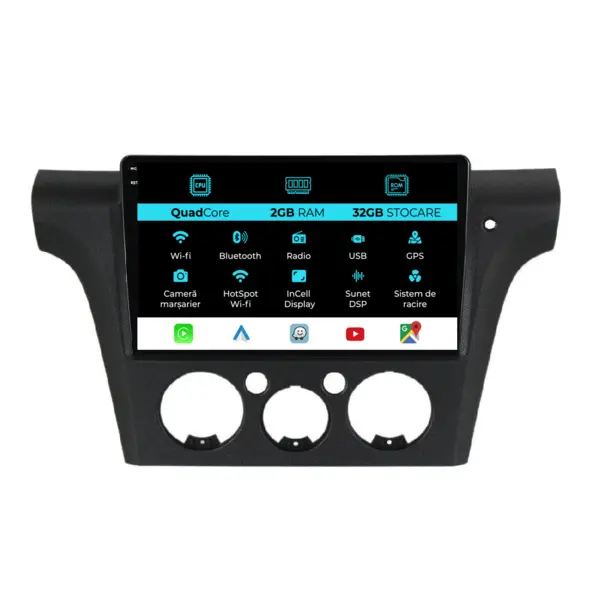 Navigatie Dedicata Mitsubishi Outlander (2001 - 2005), 10 Inch, 2Gb Ram, 32Gb Stocare, Android Auto, Carplay