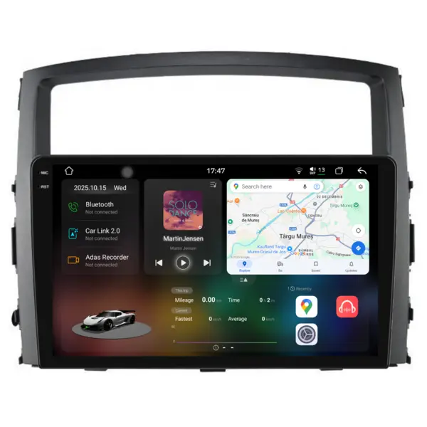 Navigatie Dedicata Mitsubishi Pajero (2006-2018), 2K, 12Gb Ram, 256Gb stocare, Carplay