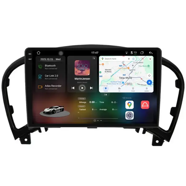 Navigatie Dedicata Nissan Juke (2010-2017), 2K, 12Gb Ram, 256Gb Stocare, Carplay