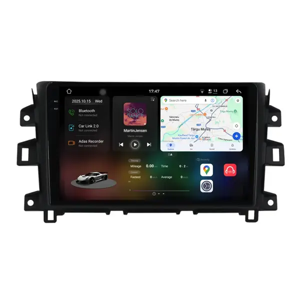 Navigatie Dedicata Nissan Navara (2015-2022), 2K, 12Gb Ram, 256Gb Stocare, Carplay