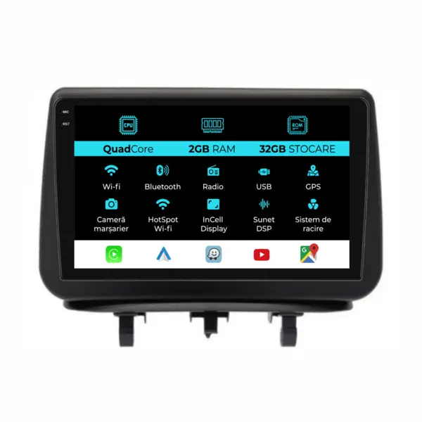 Navigatie Dedicata Opel Meriva (2004 - 2009), 9 Inch, 2Gb Ram, 32Gb Stocare, Android Auto, Carplay