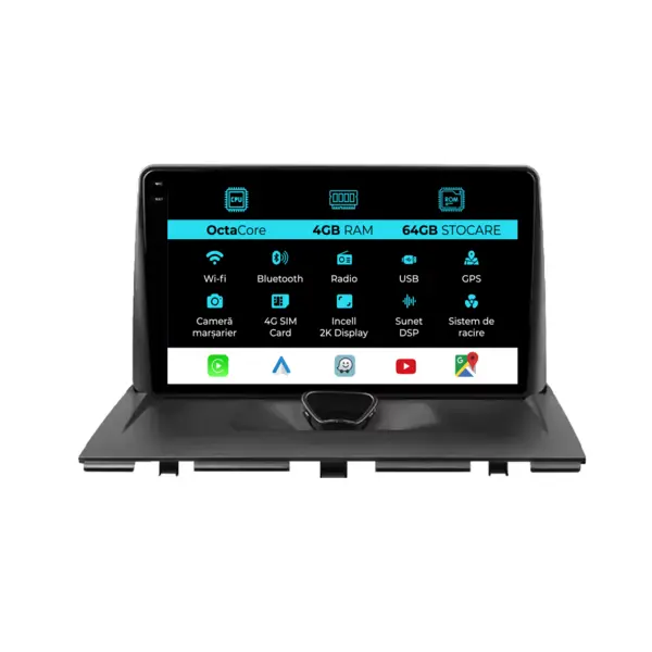 Navigatie Dedicata Peugeot Expert (2007-2016), 2K, 4Gb Ram, 64Gb Stocare, Carplay