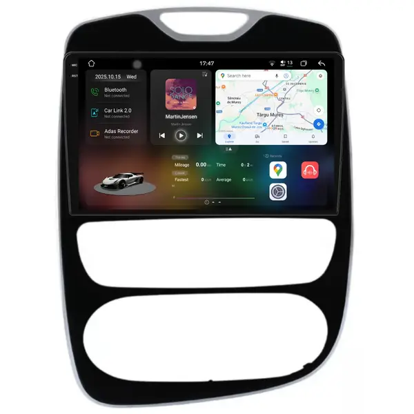 Navigatie Dedicata Renault Clio 4 (2016-2019), 2K, 12Gb Ram, 256Gb Stocare, Carplay
