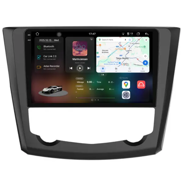 Navigatie Dedicata Renault Kadjar (2015-2019), 2K, 12Gb Ram, 256Gb Stocare, Carplay