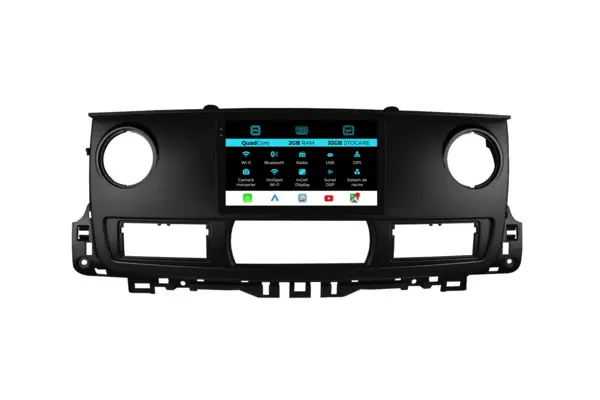 Navigatie Dedicata Renault Master (2004 - 2010), 10 Inch, 2Gb Ram, 32Gb Stocare, Android Auto, Carplay