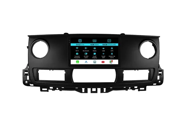 Navigatie Dedicata Renault Master (2004 - 2010), 10 Inch, 4Gb Ram, 64Gb Stocare, Android Auto, Carplay