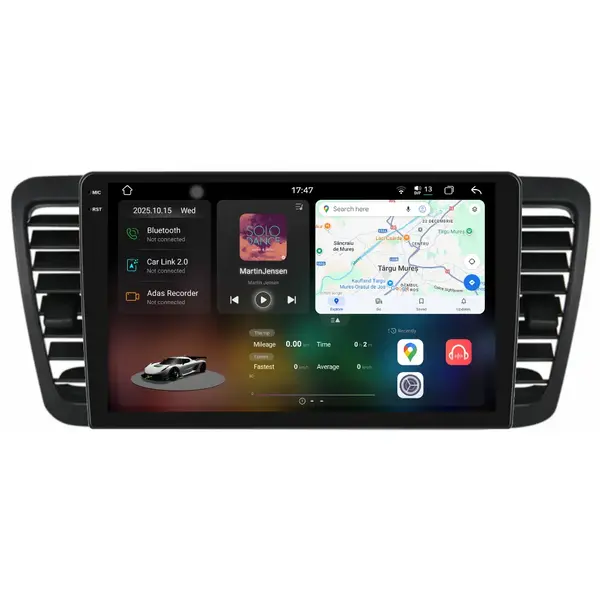 Navigatie Dedicata Subaru Legacy Outback (2004-2009), 2K, 12Gb Ram, 256Gb Stocare, Carplay