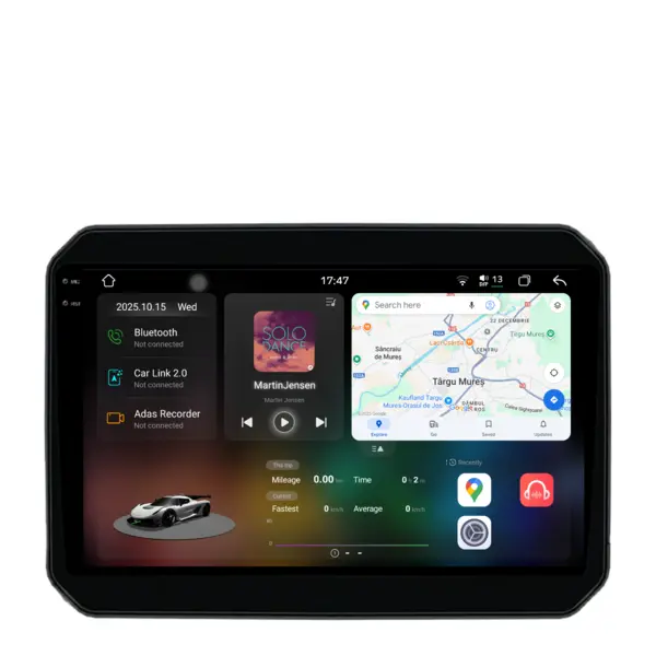 Navigatie Dedicata Suzuki Ignis (2016-2025), 2K, 12Gb Ram, 256Gb Stocare, Carplay