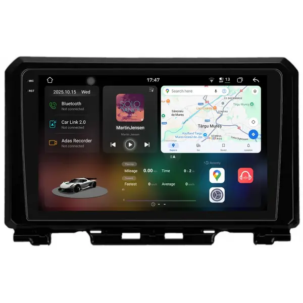 Navigatie Dedicata Suzuki Jimny (2018-2023), 2K, 12Gb Ram, 256Gb Stocare, Carplay