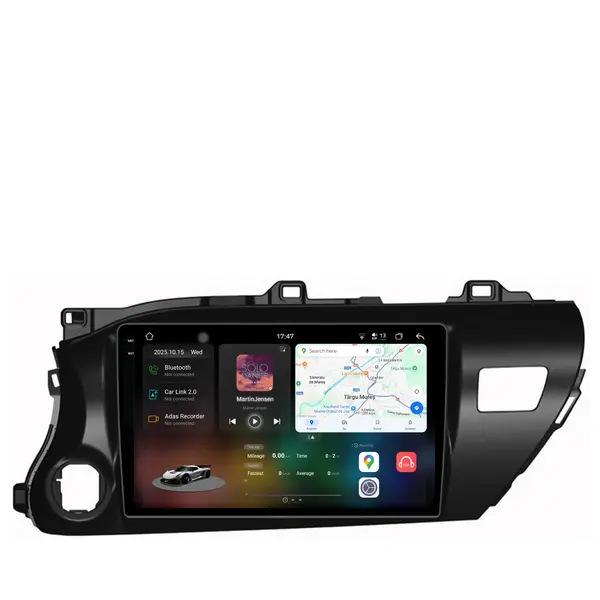 Navigatie Dedicata Toyota Hilux 2015+, 2K , 12Gb Ram, 256Gb Stocare, Carplay