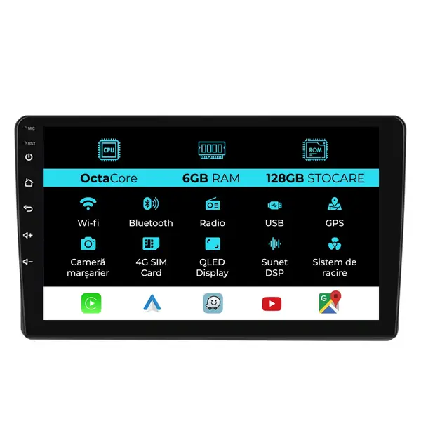 Navigatie Dedicata Toyota Land Cruiser J100 (1998 - 2002), 9 Inch, 6Gb Ram, 128Gb Stocare, Android Auto, Carplay