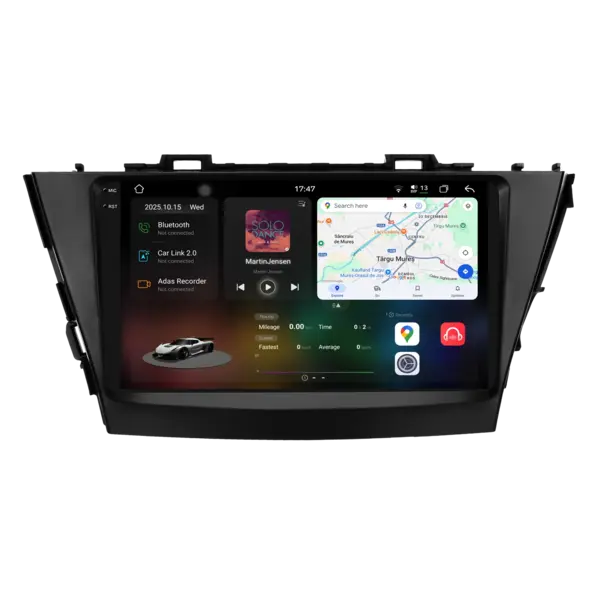 Navigatie Dedicata Toyota Prius Plus (2012-2020), 2K, 12Gb Ram, 256Gb Stocare, Carplay