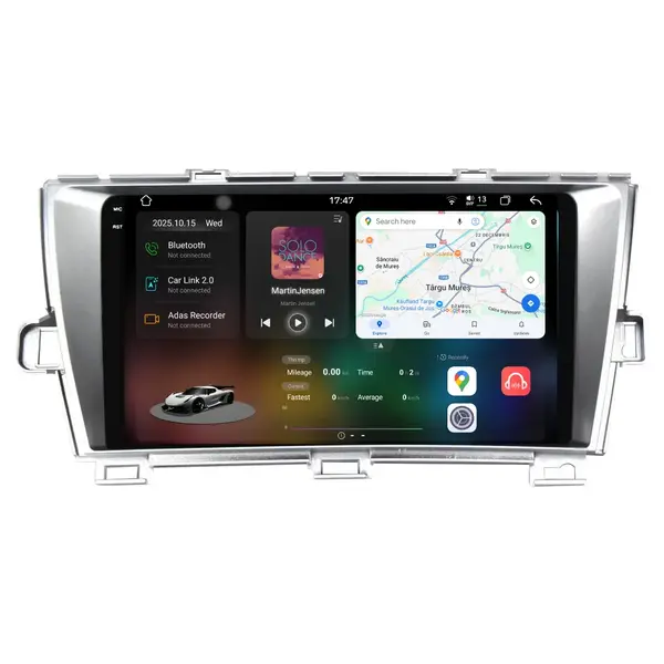 Navigatie Dedicata Toyota Prius W3 (2009-2015), 2K, 12Gb Ram, 256Gb Stocare, Carplay