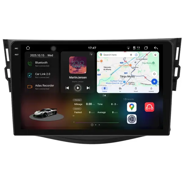 Navigatie Dedicata Toyota Rav 4 (2006-2013), 2K, 12Gb Ram, 256Gb Stocare, Carplay