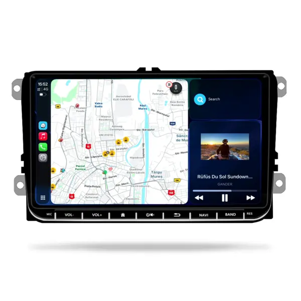 Navigatie Dedicata Volkswagen, 9Inch, 8Gb Ram, 256Gb stocare, Carplay, Android Auto