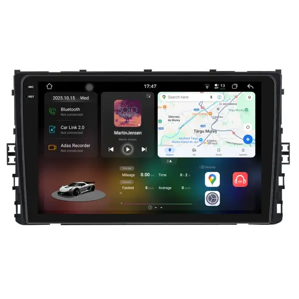 Navigatie Dedicata Volkswagen Amarok (2011 - 2022), 2K, 12Gb Ram, 256Gb Stocare, Android Auto, Carplay