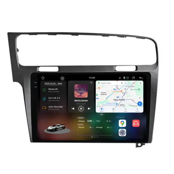 Navigatie Dedicata Volkswagen Golf 7 (2013-2020), 2K, 12Gb Ram, 256Gb Stocare, Carplay