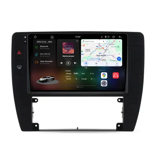 Navigatie Dedicata Volkswagen Passat B5 (2000-2005), 2K, 12Gb Ram, 256Gb Stocare, Carplay