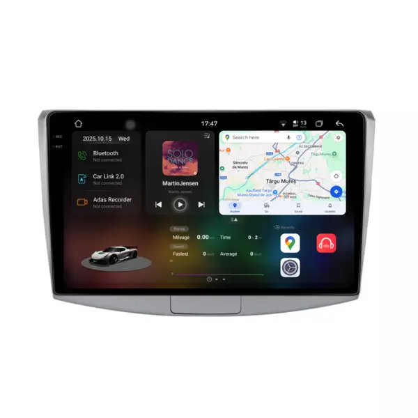 Navigatie Dedicata Volkswagen Passat B6 B7 CC (2005-2015), 2K, 12Gb Ram, 256Gb Stocare, Carplay