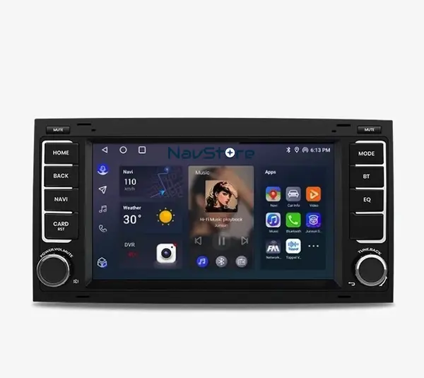 Navigatie Dedicata Volkswagen Touareg, Transporter T5,7Inch, 2Gb Ram, 64Gb Stocare, Carplay