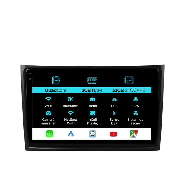 Navigatie Dedicata Volvo Xc90 (2002-2014), 10Inch, 2Gb Ram, 32Gb Stocare, Carplay