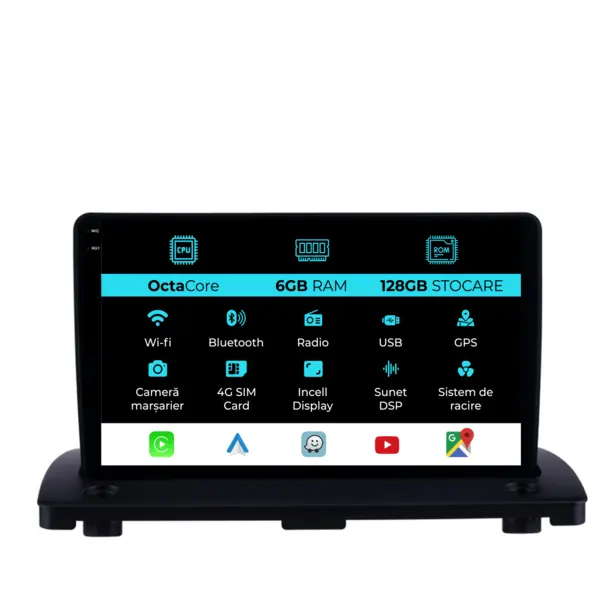Navigatie Dedicata Volvo Xc90 (2002-2014), 9Inch, 6Gb Ram, 128Gb Stocare, Carplay