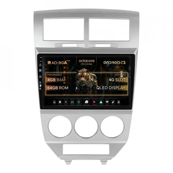 Navigatie Dodge Caliber (2006-2010), Android, A-Octacore 4GB RAM + 64GB ROM, 10.1 Inch - AD-BGA10004+AD-BGRKIT293