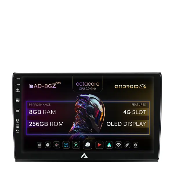 Navigatie Fiat Bravo (2006-2014), Android, Z-Octacore 8GB RAM + 256GB ROM, 9 Inch - AD-BGZ9008+AD-BGRKIT356